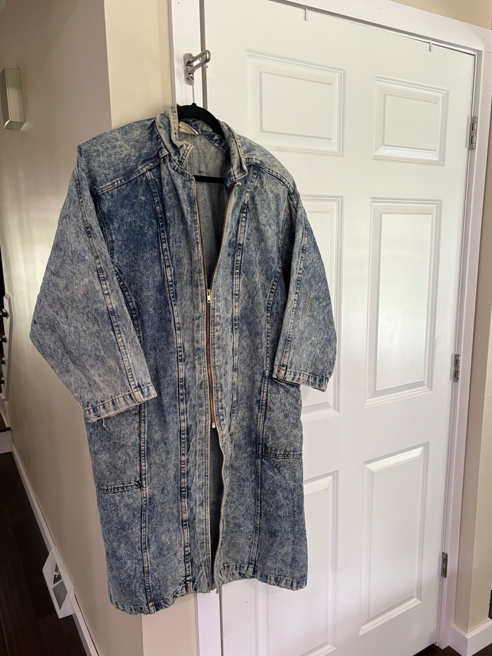 Vintage 1980s Dusted Denim Made in The Shade acid wash jacket